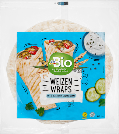 Wraps aus Weizen dmBio