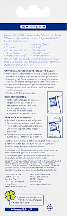 Накрайници за четка за зъби Active Clean Dontodent