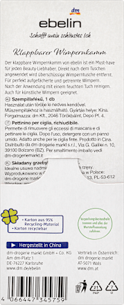 Klappbarer Wimpernkamm Have a Rosy Day ebelin