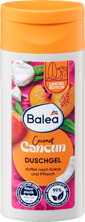 Coconut Cancun gel za tuširanje, putno pakovanje Balea
