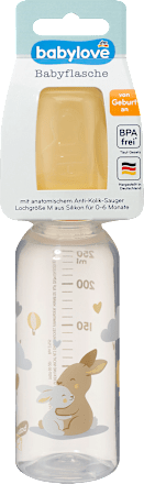 Steklenička za mleko z anatomskim antikolik cucljem iz silikona 0+, velikosti 1, 250 ml, več različic babylove