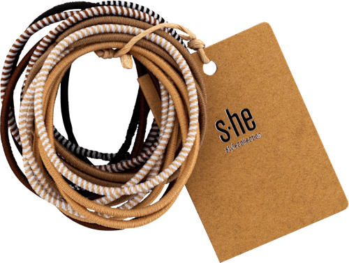 Haargummi-Set schmal s-he stylecollection