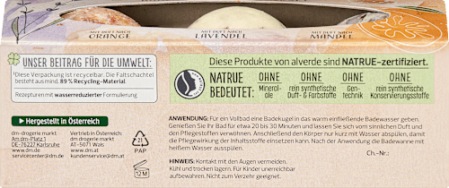 Geschenkset Badekugeln alverde NATURKOSMETIK