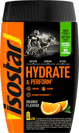 Isotonisches Getränkepulver Hydrate & Perform Orange isostar