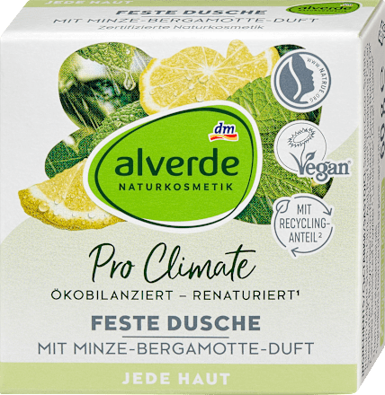 Pro Climate tuhé mýdlo Máta a Bergamot alverde NATURKOSMETIK