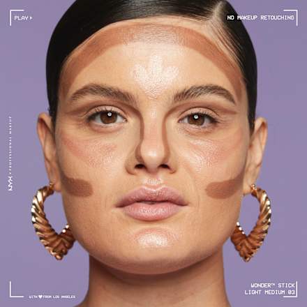Contouring Wonder Stick 2in1 03 Light Medium NYX PROFESSIONAL MAKEUP