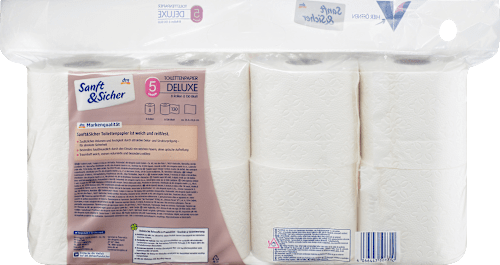 Toilettenpapier Deluxe 5-lagig Sanft&Sicher