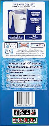Waschmittel Pulver Aprilfrisch  Lenor