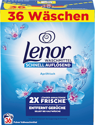 Waschmittel Pulver Aprilfrisch  Lenor