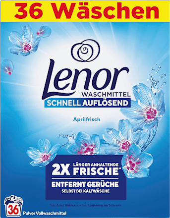 Waschmittel Pulver Aprilfrisch  Lenor