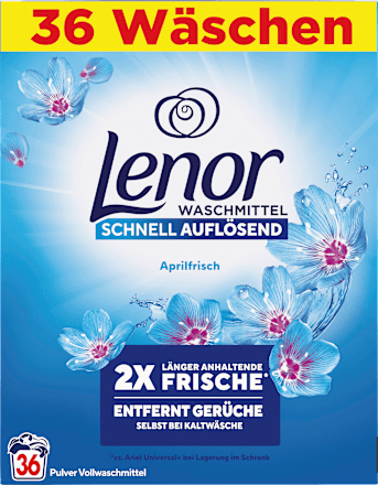Waschmittel Pulver Aprilfrisch  Lenor