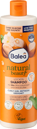 Shampoo Locken natural beauty Macadamiaöl & Sheabutter Balea