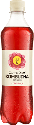 Erfrischungsgetränk Kombucha Cranberry Carpe Diem