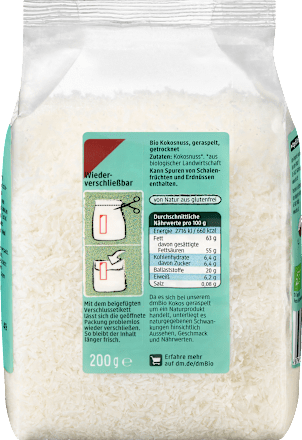 Kokos geraspelt dmBio