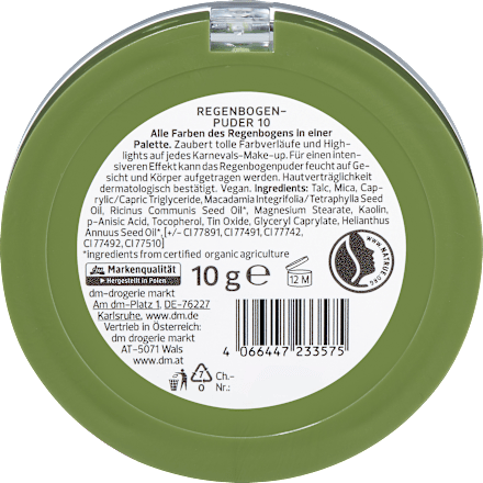 Mavrični puder 01  alverde NATURKOSMETIK