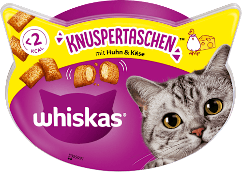 Katzenleckerli Knuspertaschen mit Huhn & Käse Whiskas
