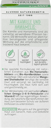 Cremă de față cu hamamelis 24h sensitive alverde NATURKOSMETIK