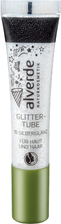 Glittertube Natürlich Bunt 10 Silberglanz alverde NATURKOSMETIK