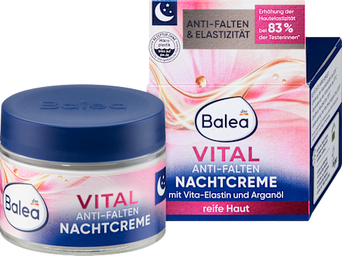 Nachtcreme Anti Falten Vital Balea
