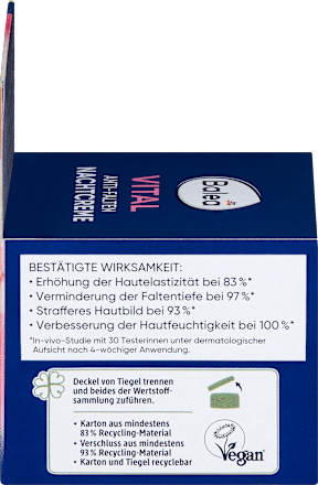 Nachtcreme Anti Falten Vital Balea