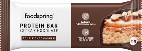 Proteinriegel Double Choc Cashew foodspring