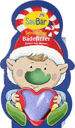 Badezusatz Sprudelige Badefizzer SauBär