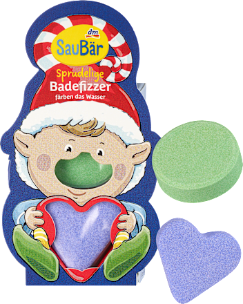 Badezusatz Sprudelige Badefizzer SauBär