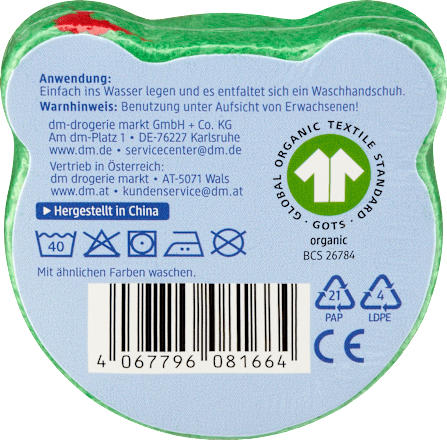 Waschlappen Zauber Waschhandschuh sortiert SauBär
