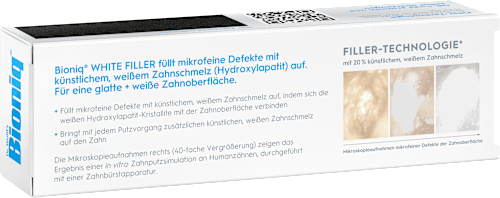 Zahnpasta White Filler Bioniq®