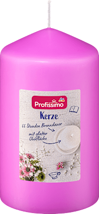 Lumânare stâlp neted 140/80 violet Profissimo