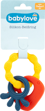 Beißring Silikon babylove