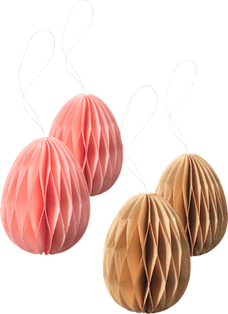 Osterdeko aus Wabenpapier sortiert Profissimo