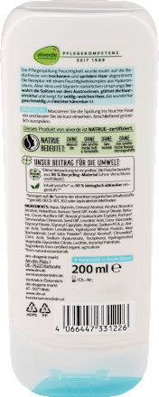 Conditioner Feuchtigkeit alverde NATURKOSMETIK