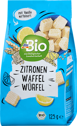 Bio vaflji z okusom limone in vanilije dmBio