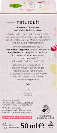 Eau de Parfum Naturduft Abendhimmel  alverde NATURKOSMETIK