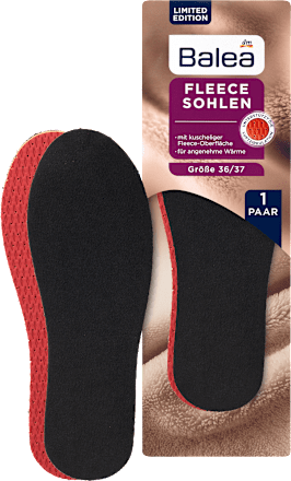 Einlegesohlen Fleece Gr. 36-37 (1 Paar) Balea
