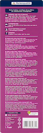 Einlegesohlen Fleece Gr. 36-37 (1 Paar) Balea