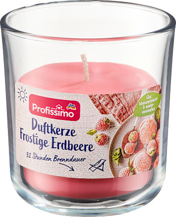 Dišeča sveča v kozarcu, vonj ledene jagode Profissimo