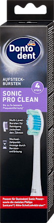 Náhradné hlavice na sonickú kefku Pro Clean Dontodent