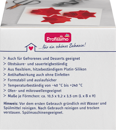 Wohlfühlzeit Muffinförmchen aus Silikon Profissimo