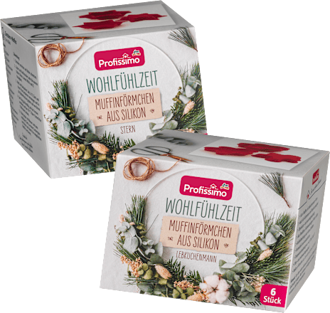 Wohlfühlzeit Muffinförmchen aus Silikon Profissimo