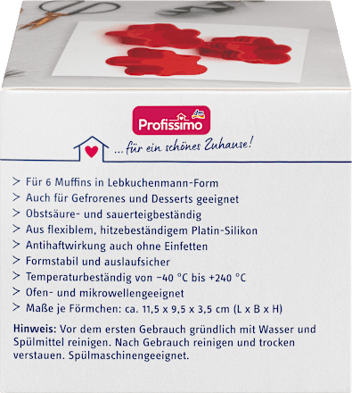 Wohlfühlzeit Muffinförmchen aus Silikon Profissimo