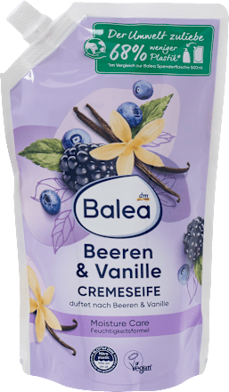 Cremeseife Beeren & Vanille Nachfüllpack Balea
