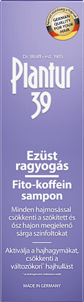 Fito-koffein sampon, ősz hajra Plantur 39