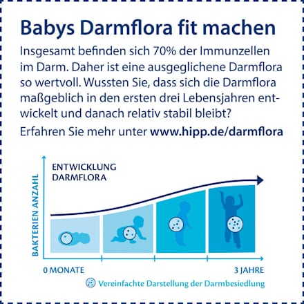 Folgemilch 2 Bio Combiotik nach dem 6. Monat HiPP