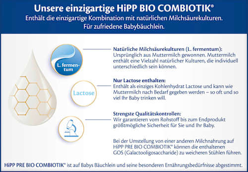 Anfangsmilch Bio Combiotik Pre von Geburt an HiPP