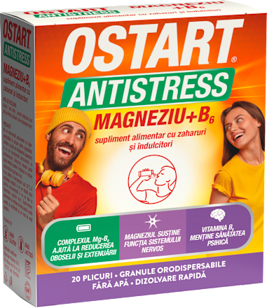 OSTART ANTISTRESS MAGNEZIU + B6 Fiterman Pharma