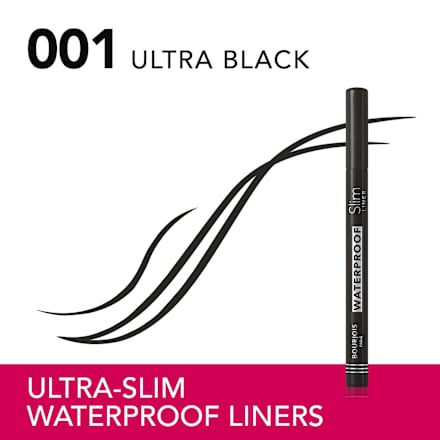 Slim Liner vodootporni tuš za oči – 01 Black BOURJOIS PARIS
