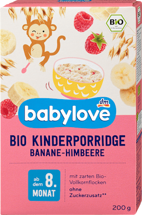 EKO kašica s bananom i malinom babylove