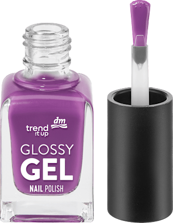 Lak za nohte Glossy Gel, 160 Dark Plum Purple trend !t up
